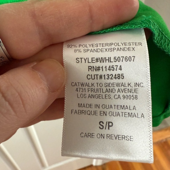 Pleione Green Fitted Camisole Top - Picture 6 of 6